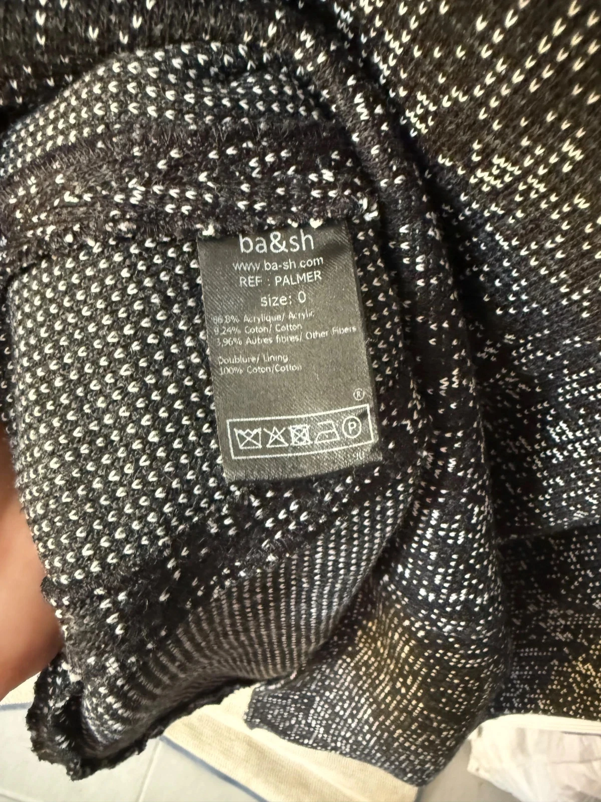 Blusa con efecto texturizado de punto estilo tweed Talla 0/34 ba&sh – photo 6
